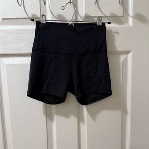 lululemon athletica Black High-Rise Bike Shorts